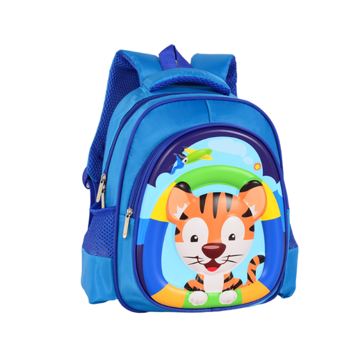 [199-36625] MOCHILA INFANTIL TRENDY 53662 13" AZUL TIGRE