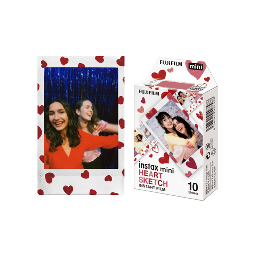 [148-97588] FILM FUJI INSTAX MINI HEART SKETCH 10 PK