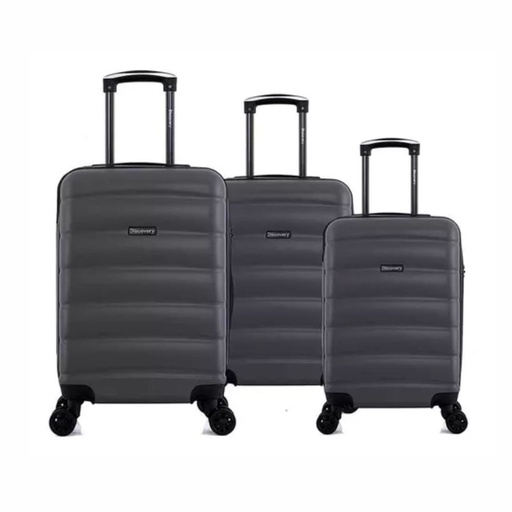 [211-74503] SET VALIJAS DISCOVERY 27450 3PZS 28"/24"/20" NEGRO