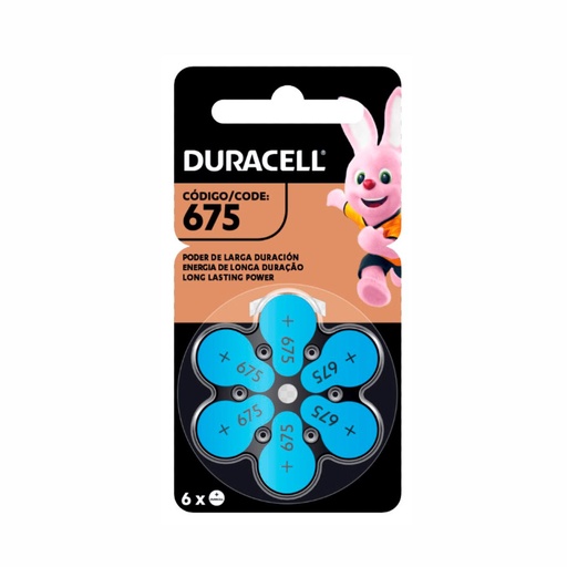 [031-30210] PILA DURACELL 675 AUDIFONO BP6