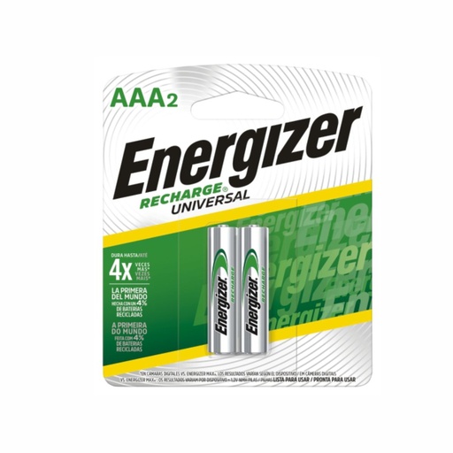 [105-05922] PILA ENERGIZER AAA RECARGABLE BP2 700mAh