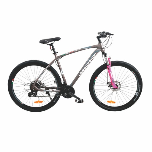 [170-13635] BICICLETA LAMBORGHINI 217136M35L 29" GRIS/ROSA