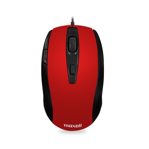 [157-48418] MOUSE MAXELL MOWR-105 ROJO