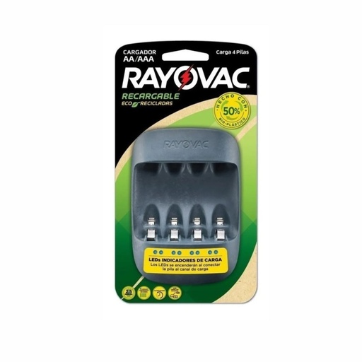 [030-31685] CARGADOR PILA RAYOVAC PSECO-USB 4 PILAS