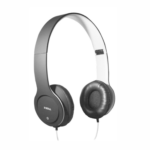 [164-84898] AURICULAR SOUL L100 NEGRO/BLANCO