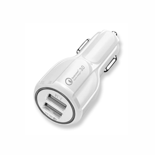 [164-88230] CARGADOR DE AUTO SOUL CA-USBDUALFCL FAST CHARGE 3.0A LIGHTNING