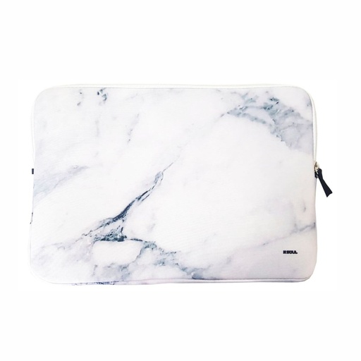 [164-17012] FUNDA SOUL 17.0" MARBLE BLANCO