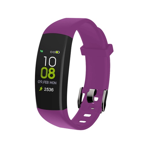 [164-90525] RELOJ SOUL SLIM 200 (C30) VIOLETA+NEGRO