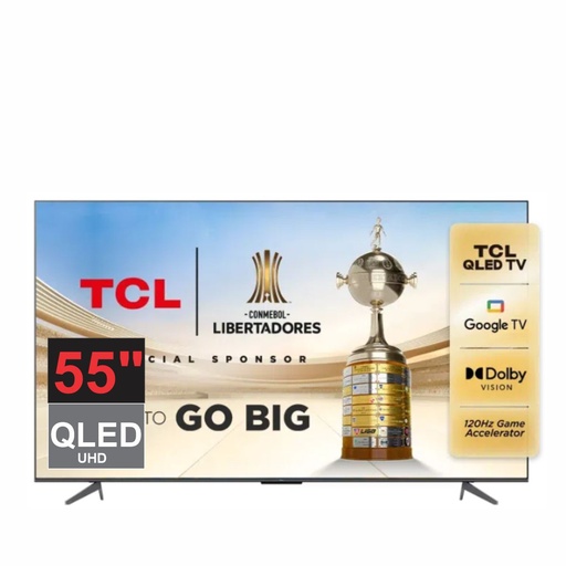 [124-28664] TV QLED TCL L55C635 4K GOOGLE TV