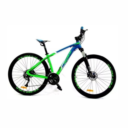 [185-06068] BICICLETA TEKNIAL TARPAN 400ER L AZUL/VERDE R29