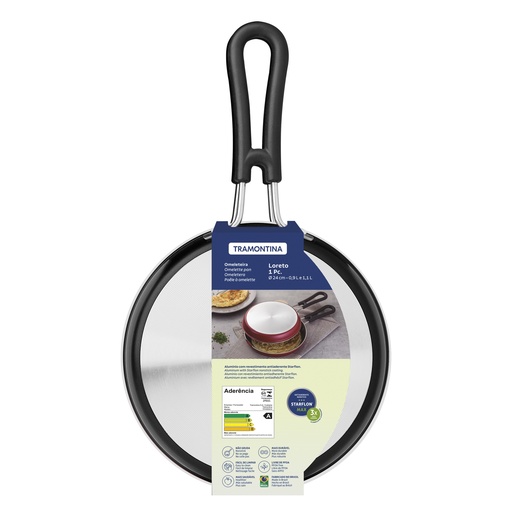 [086-87024] OMELETERA TRAMONTINA 20687/024 LORETO 24CM